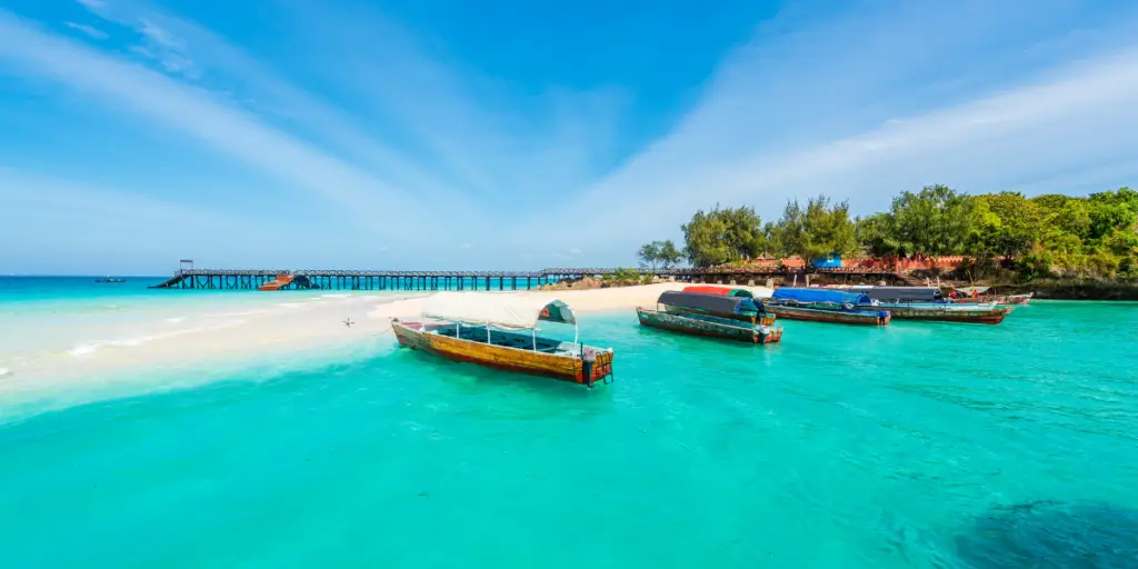 Une plage de Zanzibar