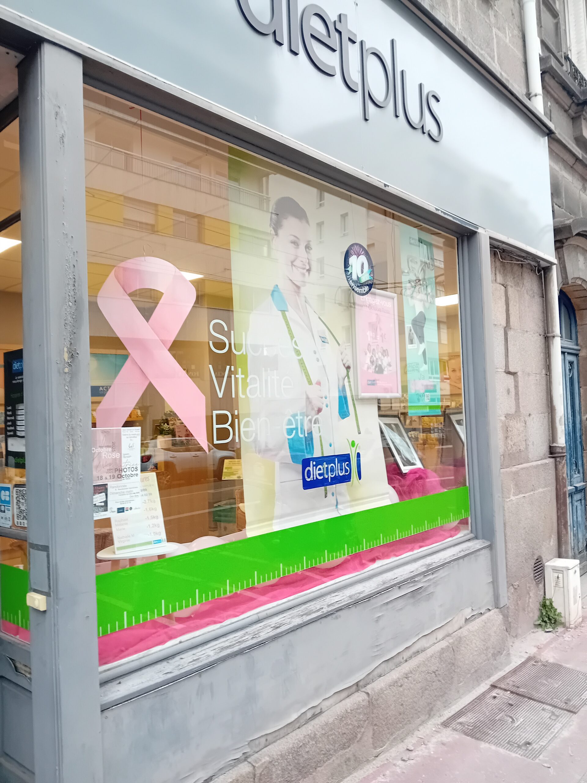Les franchisés dietplus mobilisés pour Octobre Rose