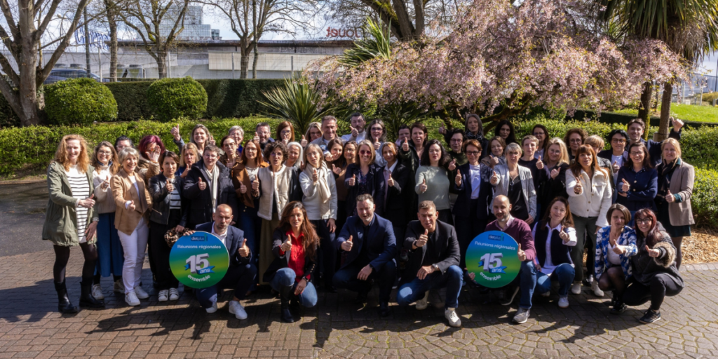 Les franchisés dietplus réunis lors d’une réunion régionale en 2026.