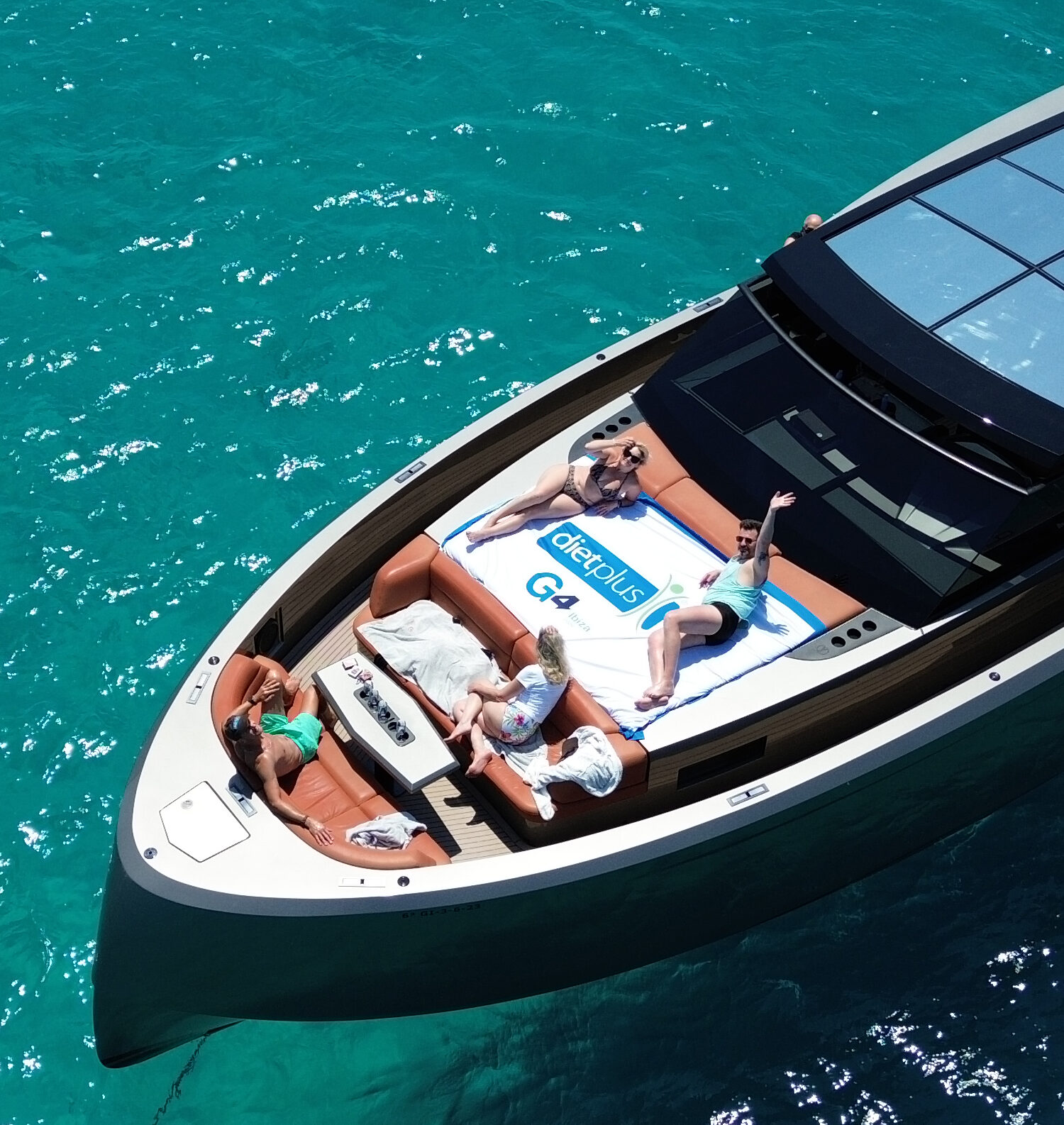 Le G4 dietplus en sortie bateau à IBiza