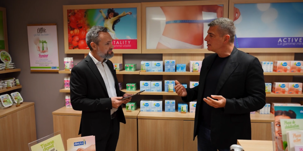 Philippe Langohr, fondateur de dieptlus, pendant le tournage de l’émission Franchise Inside