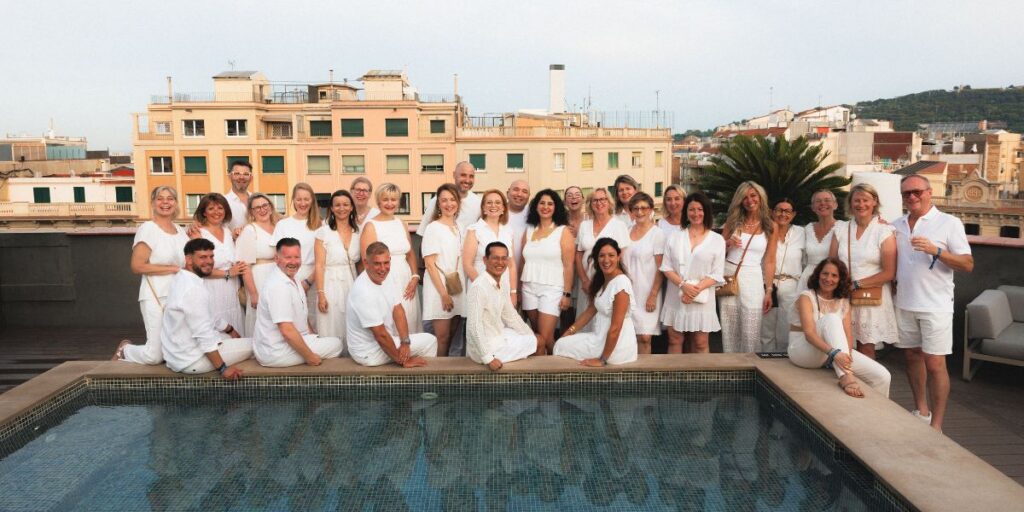 Les participants du G10 2027 de dietplus à BArcelone.